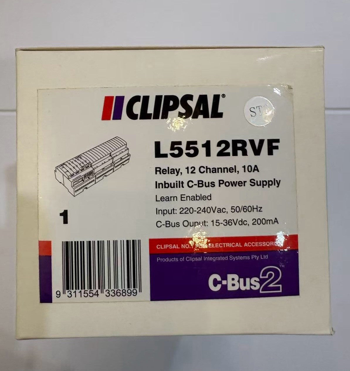 Clipsal L5512RVF Voltage Free Relay Cbus