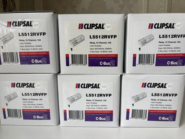 Clipsal C-Bus 2 Relay 12 Channel L5512RVFP Without power supply