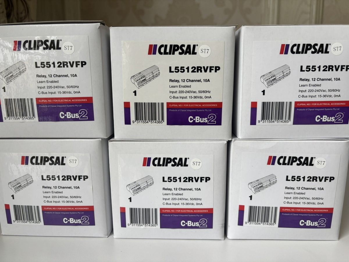 Clipsal C-Bus 2 Relay 12 Channel L5512RVFP Without power supply
